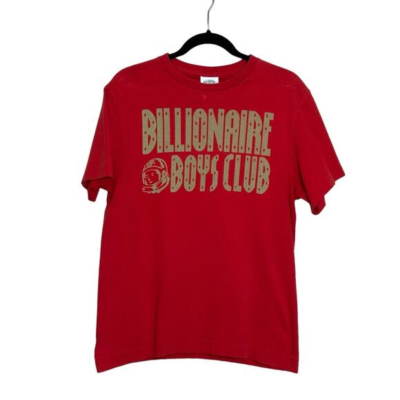 Billionaire Boys Club red gold short sleeves tee size Large - Picture 1 of 6